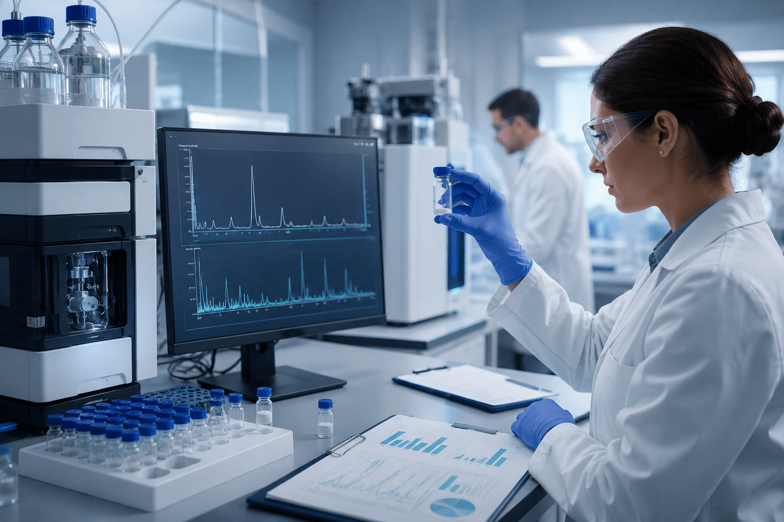 Purity verification testing and certificate of analysis documentation